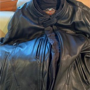 Harley Davidson FXRG leather coat